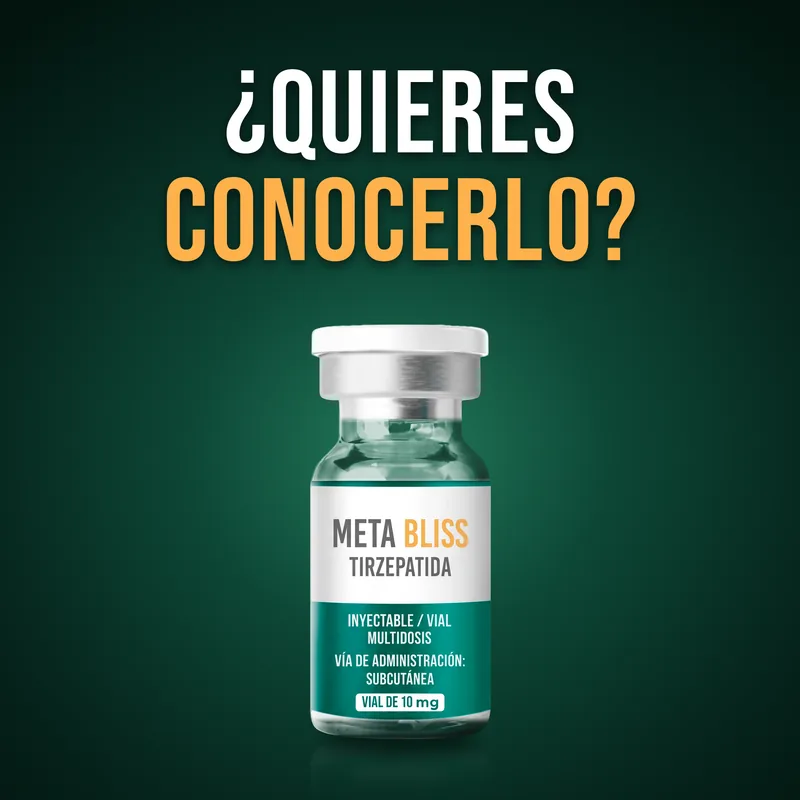 Meta Bliss, tirzepatida, vial de 10 mg